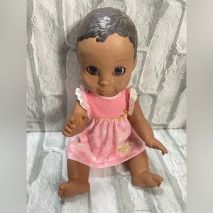 Luvabella Interactive Baby Doll African American Works With Batteries